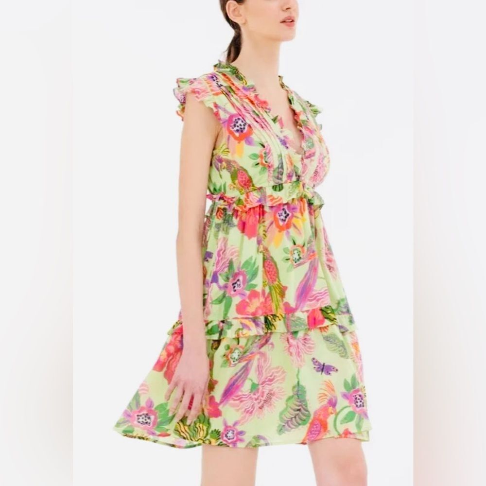 Banajana Parrot & Floral Dress